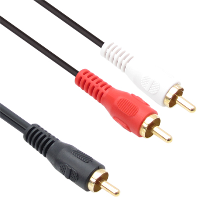 NETmate RCA to RCA 2선 케이블(2.8Ø) 1.5m