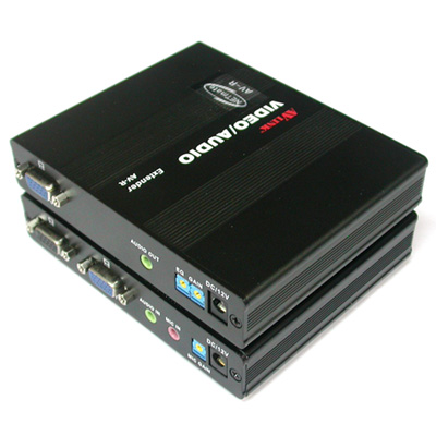 NETmate VGA+AUDIO 1:2 리피터(로컬 + 리모트)(180m)