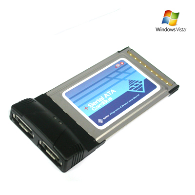 NETmate ESATA 2포트 PCMCIA 카드(INITIO)