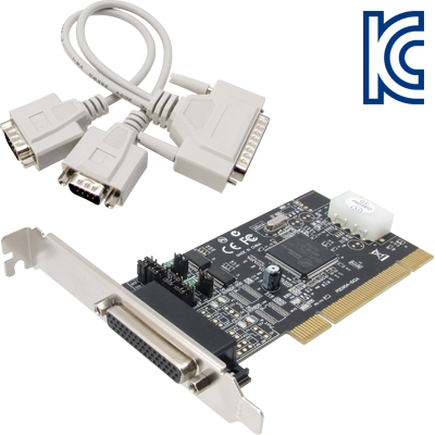 NETmate CP-100 2포트 PCI 시리얼카드 with Power(Oxford)(슬림PC겸용)