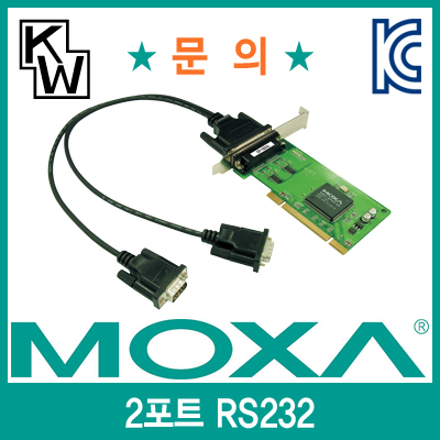 MOXA(모싸) CP-102UL-DB9M 2포트 PCI 시리얼카드