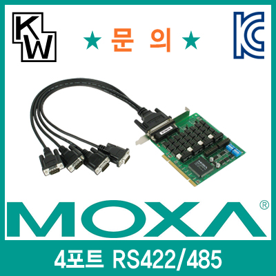 MOXA(모싸) CP-134U-I-DB9M 4포트 PCI RS422/485 시리얼카드