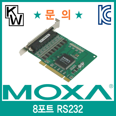 MOXA(모싸) CP-168U 8포트 PCI 시리얼카드(케이블 별매)
