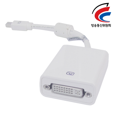 NETmate DC-D3 Mini DisplayPort to DVI 젠더(White)