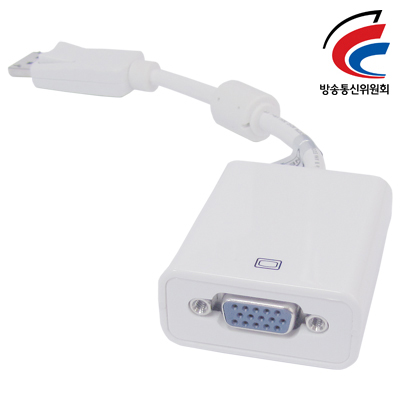 NETmate DC-V2 (White) DisplayPort to VGA 젠더(White)