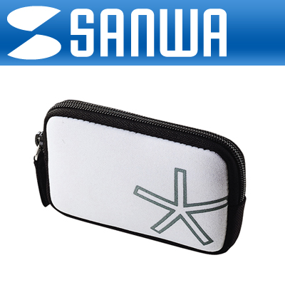 SANWA DG-BGM1W 휴대용 멀티 케이스 화이트(중)