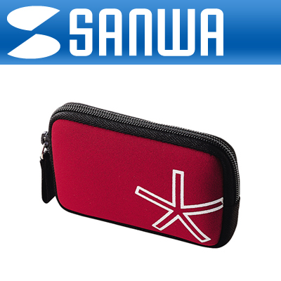SANWA DG-BGM2R 휴대용 멀티 케이스 레드(대)