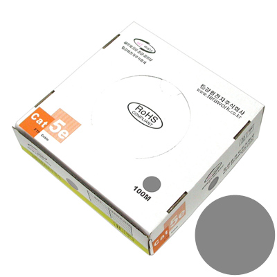 NETmate FTP 케이블 CAT.5e Gray(단선 100m)