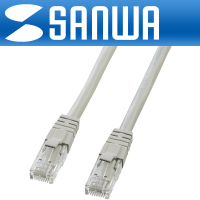 SANWA KB-T6L-40 CAT.6 UTP다이렉트 케이블 New 40m