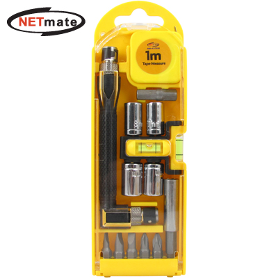 NETmate NM-KHT026 휴대용 드라이버 & 공구세트(15 in 1)