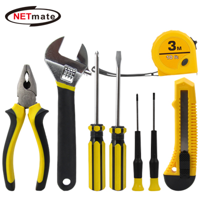 NETmate NM-KHT033 가정용/사무용 8종 공구세트
