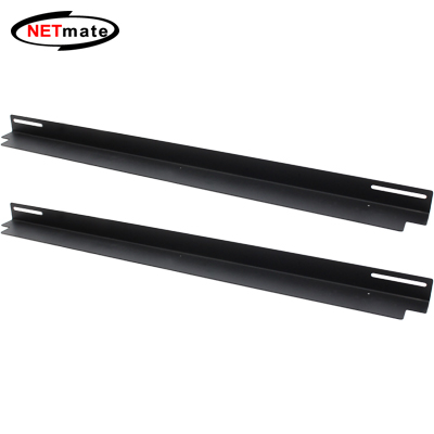 NETmate NM-SBA01 서버랙 가이드 앵글(블랙, 좌/우 한세트)