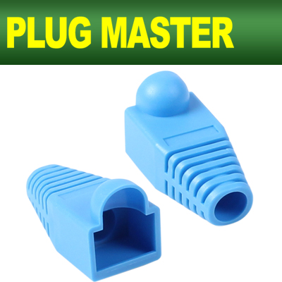 PLUG MASTER NM-SR001BL RJ-45 통부트(6Ø/블루/낱개)