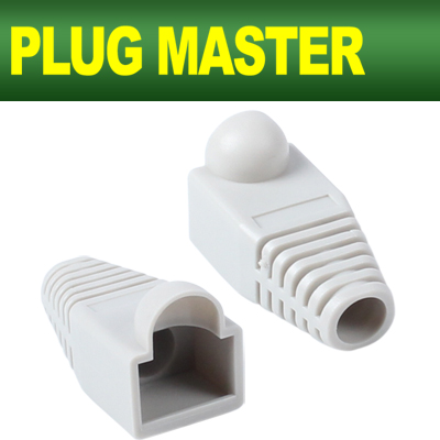 PLUG MASTER NM-SR001G RJ-45 통부트(6Ø/그레이/낱개)
