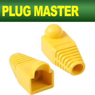 PLUG MASTER NM-SR001Y RJ-45 통부트(6Ø/옐로우/낱개)