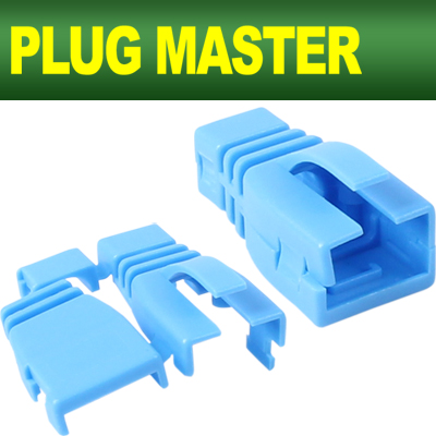PLUG MASTER NM-SR002BL RJ-45 조립형 통부트(6Ø/블루/낱개)