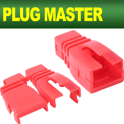 PLUG MASTER NM-SR002R RJ-45 조립형 통부트(6Ø/레드/낱개)