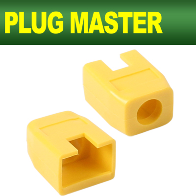PLUG MASTER NM-SR003Y RJ-45 각부트(6Ø/옐로우/낱개)