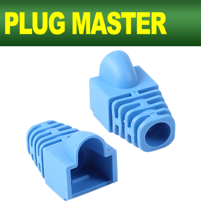 PLUG MASTER NM-SR007BL RJ-45 CAT.6 통부트(7Ø/블루/낱개)