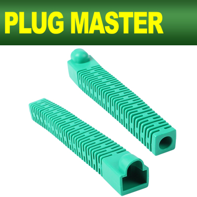 PLUG MASTER NM-SR013GR RJ-45 롱타입 통부트(6Ø/그린/낱개)