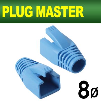 PLUG MASTER NM-SR014BL RJ-45 CAT.7/6A 통부트(8Ø/블루/낱개)