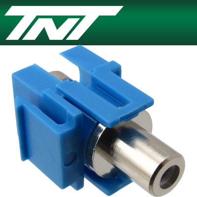 TNT NM-TNT37 RCA F/F 스냅인 멀티미디어 모듈(블루)