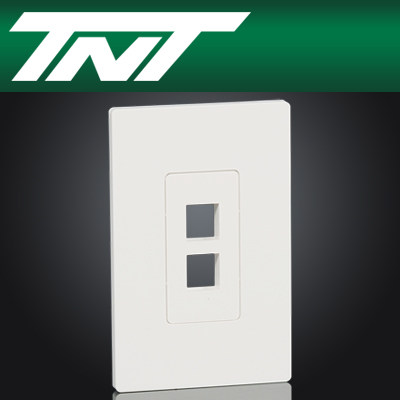 TNT NM-TNT57 아울렛 2포트 페이스 플레이트