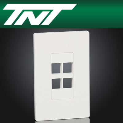 TNT NM-TNT59 아울렛 4포트 페이스 플레이트