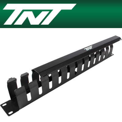 TNT NM-TNT69 허브랙/서버랙 케이블 매니지먼트 판넬(1U/블랙)