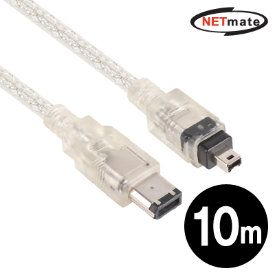 NETmate IEEE1394 6-4 케이블 10m