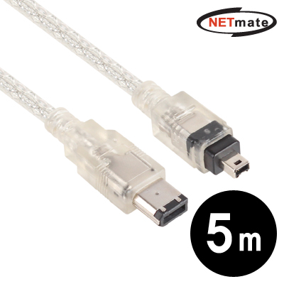 NETmate IEEE1394 6-4 케이블 5m