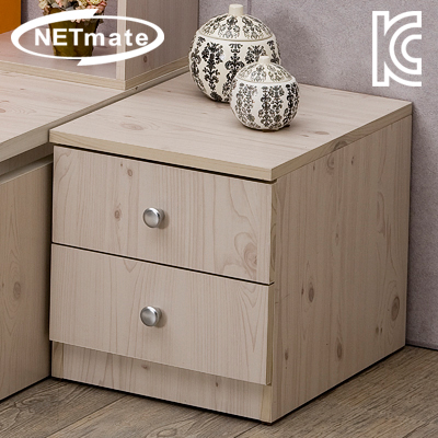 NETmate NMK-OD204, 2단 서랍장 (워시)