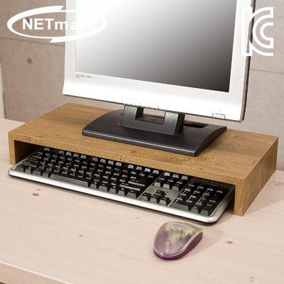 NETmate NMK-OMS02 1단 모니터 받침대 (엔틱)