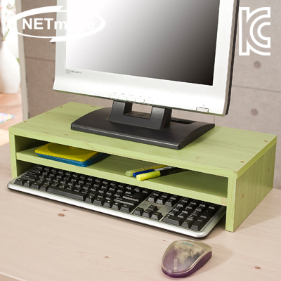 NETmate NMK-OMS06 2단 모니터 받침대 (그린)