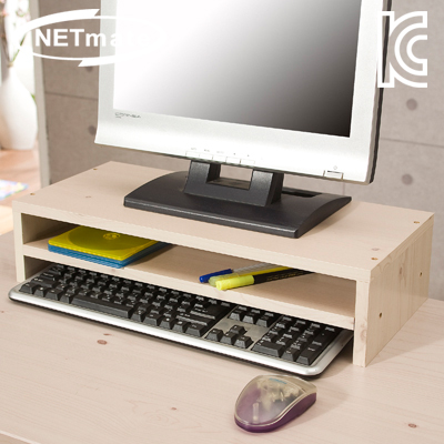 NETmate NMK-OMS09 2단 모니터 받침대 (워시)