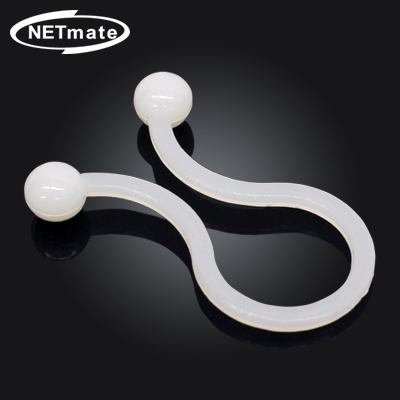 NETmate NMT-TL13 케이블 정리용 트위스트 케이블 타이 (13.3mm/화이트/100EA)