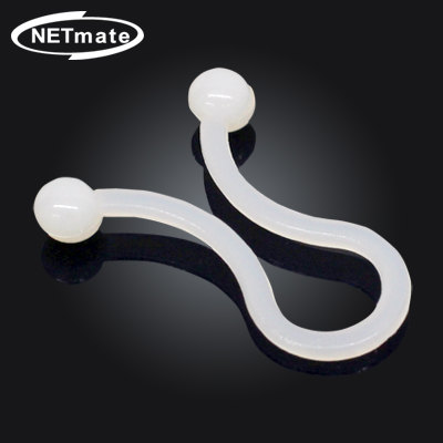 NETmate NMT-TL8 케이블 정리용 트위스트 케이블 타이 (8.3mm/화이트/100EA)