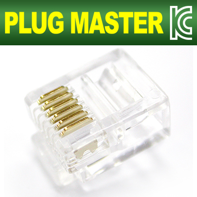 PLUG MASTER P6-001 6P6C RJ-12 플러그