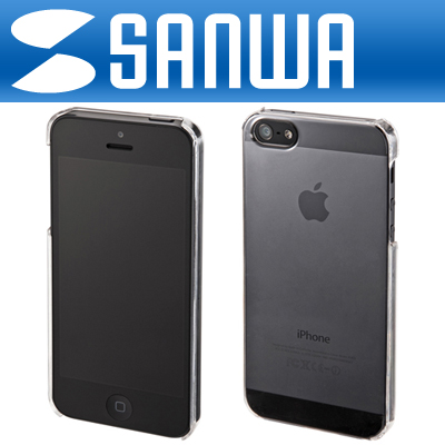 SANWA PDA-IPH52CL iPhone5 클리어 하드 케이스(클리어)