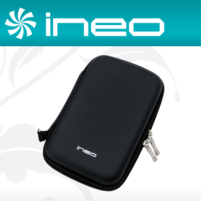 ineo I-NC01 휴대용 외장하드 파우치(블랙/소)