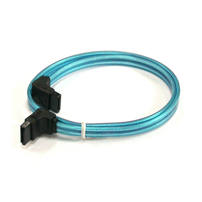 NETmate SATA(ㄱ형)-SATA(ㄱ형) 케이블 0.5m (Blue)