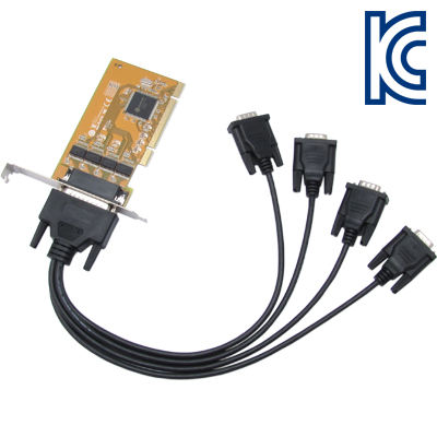 NETmate SER5056A 4포트 PCI 시리얼카드(SUN)(슬림PC겸용)