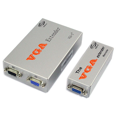 NETmate VGA 1:2 리피터(로컬 + 리모트)(180m)