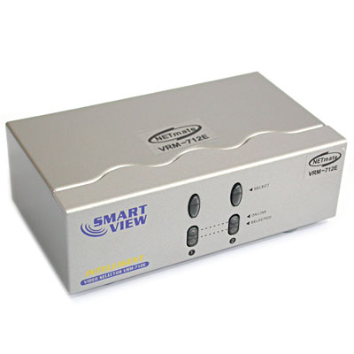 NETmate 고해상도 2:1 모니터 수동선택기