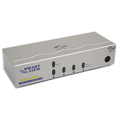 NETmate VRM-714 고해상도 4:1 모니터 수동선택기(리모컨)