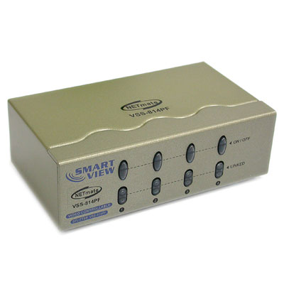 NETmate 초고해상도 1:4 모니터 분배기(수동기능포함)
