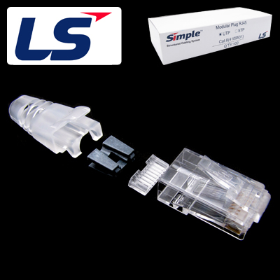 LS전선 UTP CAT.6 RJ-45 8P8C 플러그(낱개) / LS CAT.6 RJ-45 1EA