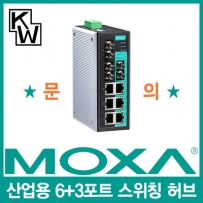 MOXA(모싸) EDS-309-3M-ST-T 산업용 6+3포트 스위칭 허브(ST/멀티/광 3포트)
